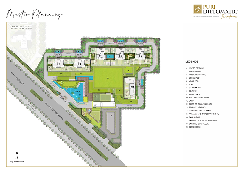 Puri diplomatic residences master plan